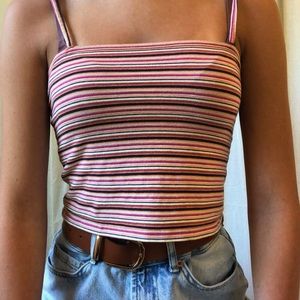 Brandy Melville multi colored tank